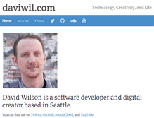 Tablet Screenshot of daviwil.com